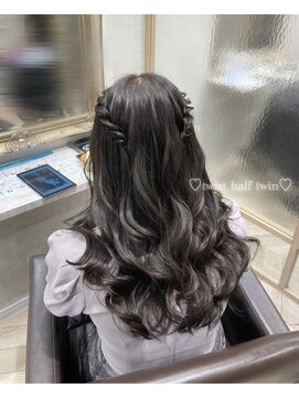 エスドットブルーム 天王寺店(S.BROOM) ねじりハーフツイン