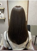 オリーブベージュ×ストレート