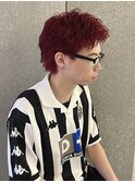 メンズナチュラルスパイキーショートブリーチカラー刈り上げない