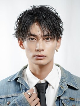 オーシャントーキョー 渋谷(OCEAN TOKYO) フェザーパーマシャドウパーマカルマパーマセンターパート