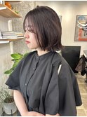 【天神.大名.今泉】赤みを抑えたツヤラベンダーカラー