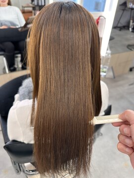 髪質改善サラサラプレミアム大人ガーリー韓国ロングAライン横浜