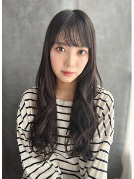 ラピス 銀座 blue店(Lapis) 「白髪を自然に魅せる艶カラーミディ」**