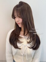 ノネル(nonel.) 透明感カラー/レイヤーカット/小顔カット/ダブルカラー