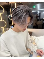 ラ キング(LA KING)&nbsp;MEN’S HAIR/サーフカール/刈り上げセンターパート/名古屋栄