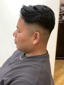 レボルトヘアー(R EVOLUT hair) MEN’S/リバースセンターパート/ニュアンスパーマ/柏駅