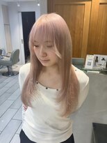 テトラ バイ ネオリーブ 横浜西口店(tetra by neolive)&nbsp;ホワイトピンク　ペールカラー　ケアブリーチ　ハイトーン横浜★