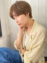 トゥルーズ 梅田茶屋町店(TLUUS) 【TLUUSイメチェン前髪ピンクベージュクールショート】