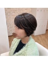 テーラヘアー 公津の杜店(TELA HAIR)&nbsp;ショートボブ×白髪ぼかしハイライト