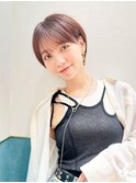 ナチュラルショート/ショートボブ/顔周り/立川/20代30代40代50代
