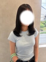 エレノア 枚方(Eleanor)&nbsp;レイヤーカット/アッシュグレージュ＊NAHO