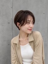 ゲイン(Gain)&nbsp;ショートカット×白髪ぼかし、ハイライト×縮毛矯正×髪質改善