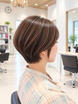 ネイヴスヘアー 香椎照葉店(Neivs Hair)&nbsp;丸みシルエットのショートボブ