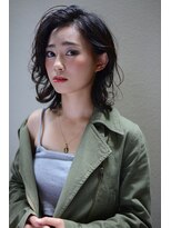 ミラバイグリーン(Mira by green)&nbsp;『束感layer』×『black ash』×『wet』-medium