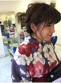 浴衣可愛いアレンジアップ