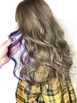 メリー(merry craftsman's factory) イヤリングカラー！ラベンダー！