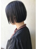 エル セルカ 高田馬場(el CERCA)&nbsp;小顔切りっぱなしボブ&バイオレットグレージュ【高田馬場】