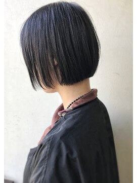 エル セルカ 高田馬場(el CERCA) 小顔切りっぱなしボブ&バイオレットグレージュ【高田馬場】