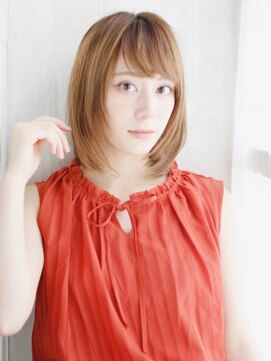 ヘアメイク ナル(hair make nalu) 厚め前髪のワンカールスタイル