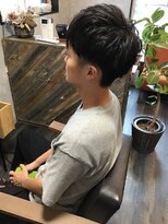 ヘアルーム ナップタイム(hair room nap time) サイド刈り上げマッシュスタイル