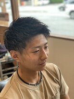 エルエー バーバーショップ 草津店(L.A BARBERSHOP)&nbsp;爽やかツーブロック　ショートアップバング