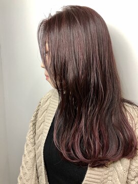 エラマ ヘアメゾン(elama hair maison) 【elama】レッドバイオレットハイライト