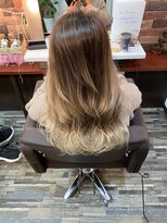 ヘアー リードレス(hair Re:dress)&nbsp;ナチュラルグラデーションカラー＋大人可愛いふんわりロング