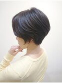 浦和ショートヘアショートカット韓国白髪ぼかし白髪染めボブ