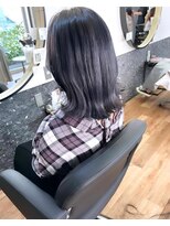 リコバイアフロート(riko by afloat)&nbsp;ブルーブラック/アッシュブラック/韓国風ヘア