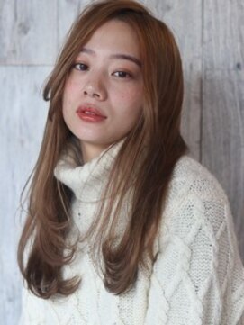 スピガ(SPIGA) 輪郭補正カット◆うる艶カラーロング