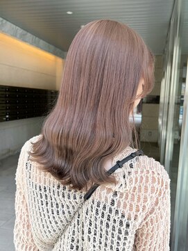 アロ 梅田(alo) 【藤田真由】ミルクティーグレージュ《大阪梅田駅》