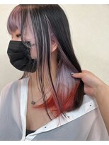 エト 横須賀(eto)&nbsp;ホワイトピンクラベンダー×裾レッド