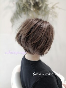 ファイブボックスヘアー 広島(five vox hair) エイジングケアカラー　大人ボブ
