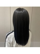 オレンジポップ 南行徳店(ORANGE POP) “ブルーブラック”切りっぱなしボブ/エアリーロング/美髪