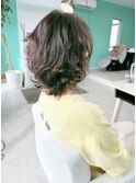 大人可愛いミディアム×トリートメントデジパーマ