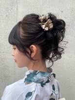 スイ(suiw)&nbsp;夏の浴衣ヘアアレンジ