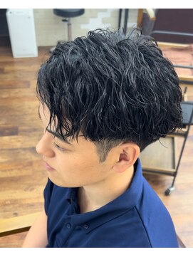 メルシー トータル ブランディング サロン(merci TOTAL BRANDING SALON) 縦落ちツイストスパイラルパーマ×アップバンク