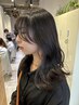 【小辻限定】顔周りやくびれヘアで小顔に☆韓国風カット＋Aujua2step