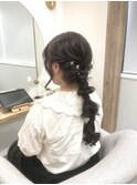 ヘアセット/編みおろし/SHEERalun新小岩店