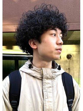 ナループロアオハナ(Nalu pu loa ohana) メンズパーマポップコーンパーマハードパーマくるくるパーマ