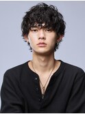 癖毛風ウルフヘア