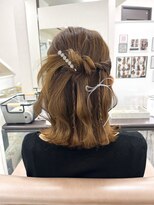 セットサロン ベル(Belle)&nbsp;カチモリハーフアップ
