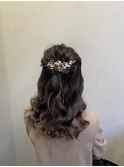 #ヘアセット#あみおろし#セット#ウエディングセット