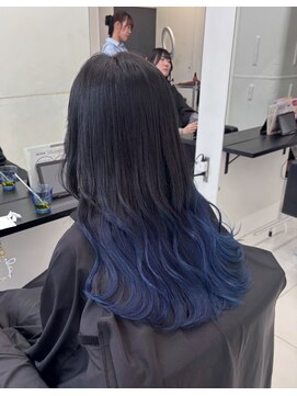 アライブ ハラジュク(ALIVE harajuku) 【ALIVE 夕貴】ブルーグラデーションカラー