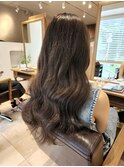 ラテブラウン　透明感カラー　艶カラー　20代30代髪質改善 