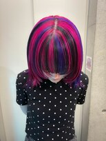 アールイーバイインク 渋谷(Re. by INK.)&nbsp;ストライプミックスカラー