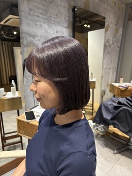 エッセ 大阪梅田茶屋町店(esse) 【梅田】秋っぽラベンダーグレージュ