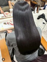 ベリテ 津田沼駅前店(verite)&nbsp;黒髪カタログ/クラゲヘアー/オリーブグレー/津田沼駅前