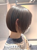 ブロック 朝霞店(BLOC)&nbsp;ぱっつんミニボブ☆ナチュラルカラー