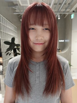 テクネ 天神大名(techne) 天神大名ピンクベージュダブルカラーケアブリーチレイヤーカット